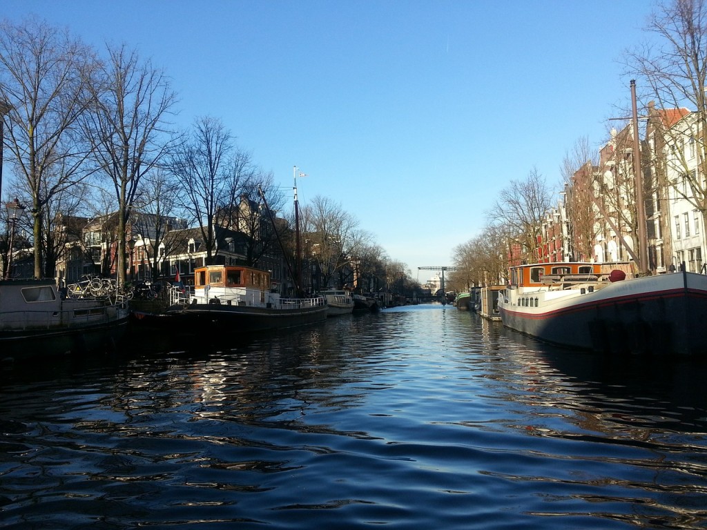 Kanal in Amsterdam